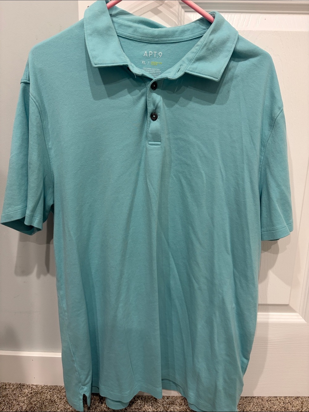 Apt. 9 Men’s Teal Short-Sleeve Polo